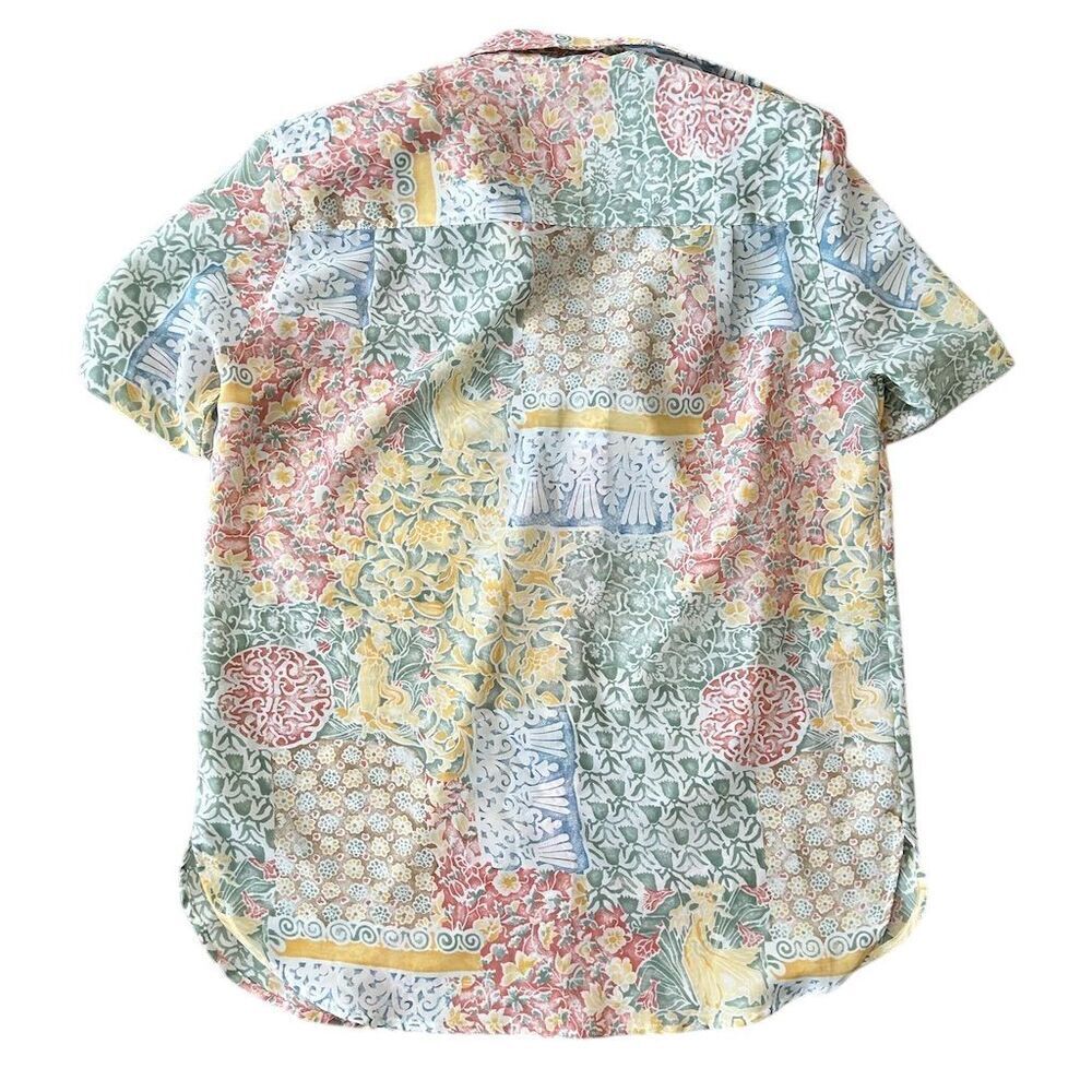 Alfred Dunner Women's Petite Floral Blouse Size 6 Multicolor Vintage - Picture 6 of 8